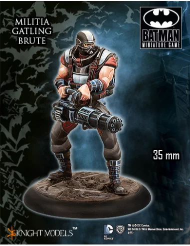 Batman Miniature Game: Militia Gatling Brute Figur-10