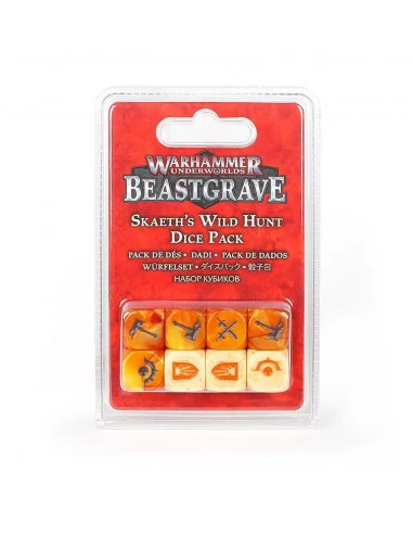 es::Pack de dados de Warhammer Underworlds: Beastgrave - Cacería Salvaje de Skaeth