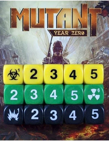 es::Dados Mutant: Year Zero - Dados para juego de rol