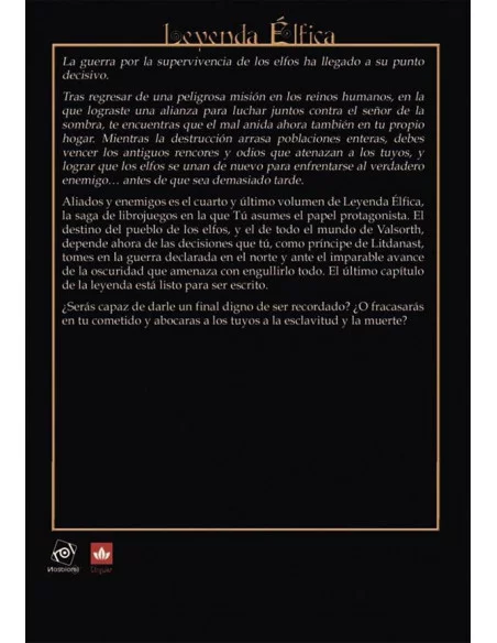 es::Leyenda élfica: Aliados y enemigos Edición anterior