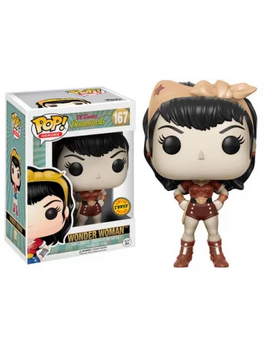 es::DC Comics Bombshells POP! Heroes Vinyl Figura Wonder Woman Sepia Chase Edition