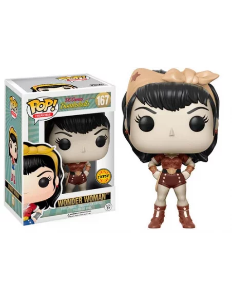 es::DC Comics Bombshells POP! Heroes Vinyl Figura Wonder Woman Sepia Chase Edition