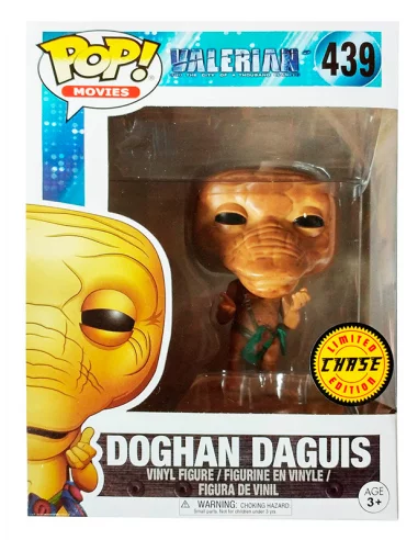 es::Valerian Figura POP! Chase Movies Vinyl Doghan Daguis Bolsa verde 9 cm