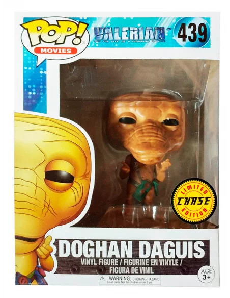 es::Valerian Figura POP! Chase Movies Vinyl Doghan Daguis Bolsa verde 9 cm