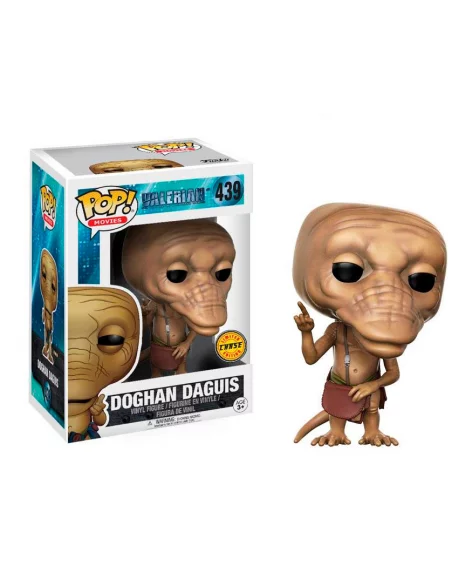es::Valerian Figura POP! Chase Movies Vinyl Doghan Daguis Bolsa marrón 9 cm