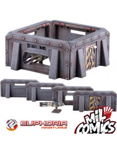 es::Euphoria. Escenografía. Bunker acorazado