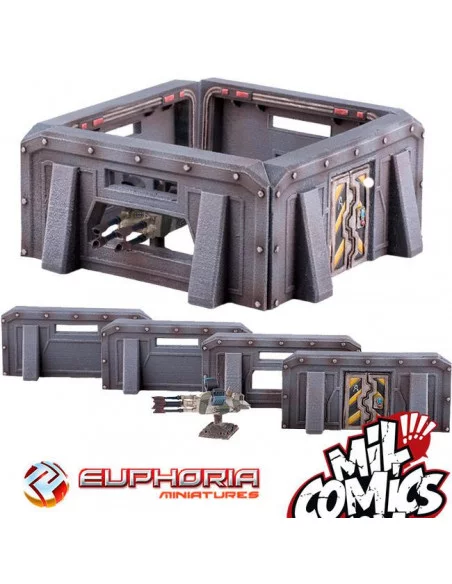 es::Euphoria. Escenografía. Bunker acorazado