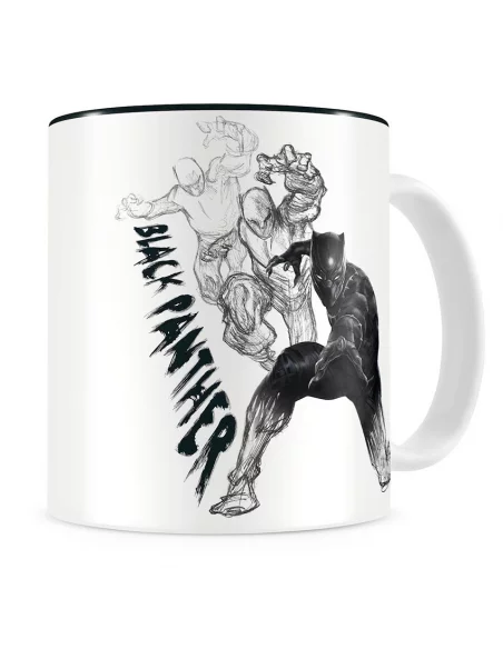 es::Marvel Civil Wat Taza Black Panther blanca - negra