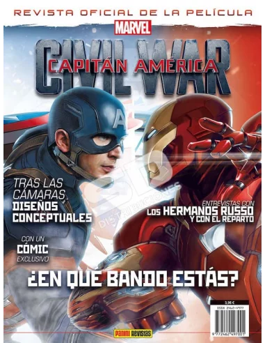 Civil War Capitán América 01 Revista oficial de l-10