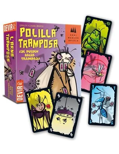 Bichos: Polilla tramposa - Juego de cartas-10