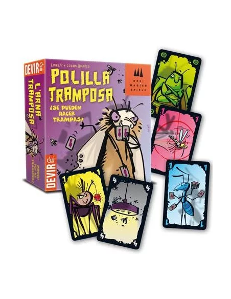Bichos: Polilla tramposa - Juego de cartas-10
