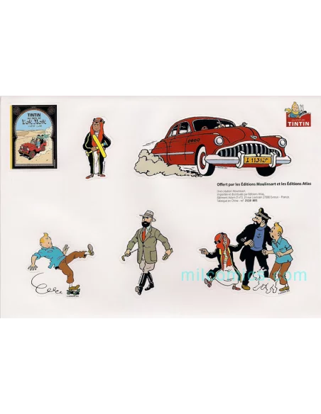 Set De Pegatinas Coches Tintín: Oro Negro 2-10