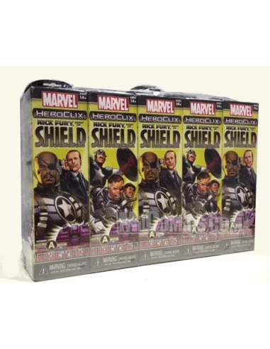 Marvel heroclix. Nick Fury, Agent of SHIELD booste-10