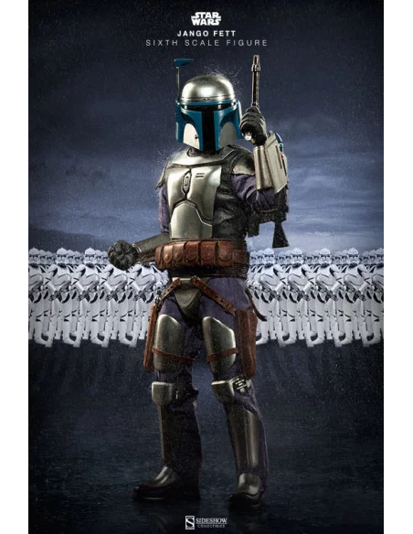 Star Wars Figura 1/6 Jango Fett 30 cm Sideshow-10