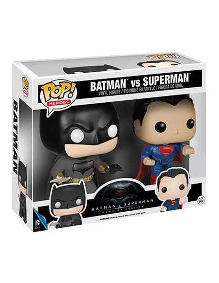 Batman v Superman Pack de 2 POP! Heroes Vinyl Figu-10