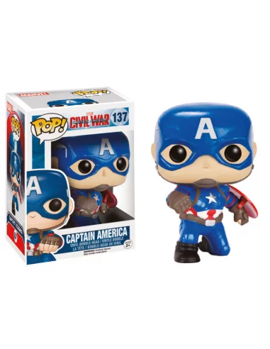 Captain America Civil War POP! Vinyl Cabezón Capta-10