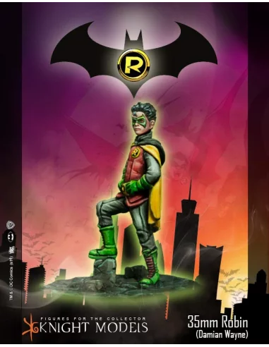 Robin Damian Wayne 35 mm Figura Knight Models-10