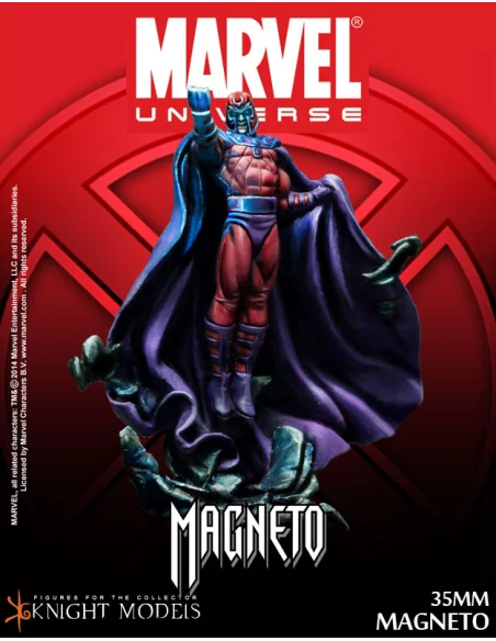 Magneto 35 mm. - Figura de metal para pintar Knigh-10