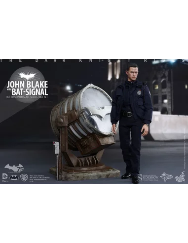 The Dark Knight Rises John Blake with Bat-Signal F-10