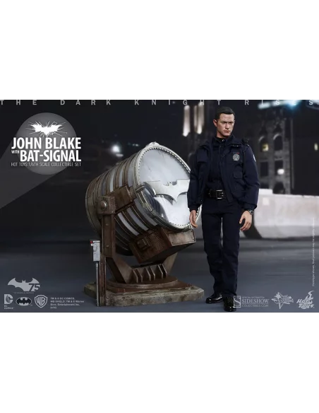 The Dark Knight Rises John Blake with Bat-Signal F-10