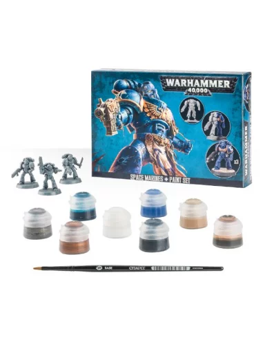 Space Marines + Paint Set-10