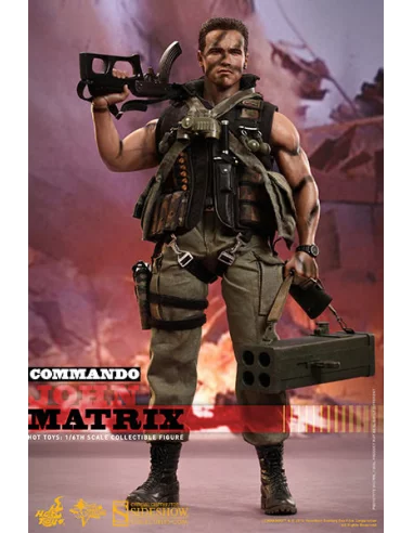 Commando: John Matrix Figura 1/6 Hot Toys-10