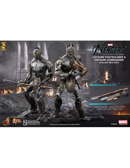Chitauri Commander + Footsoldier - Pack de 2 figur-10