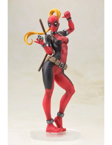 Estatua Bishoujo 1/7 Marvel: Lady Deadpool 24 cm-10