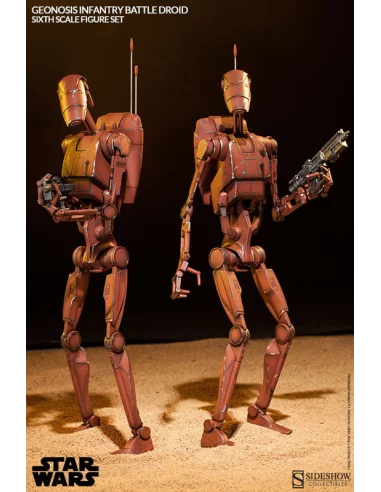 Geonosis Battle Droids - Set figuras 1/6 Sideshow -10