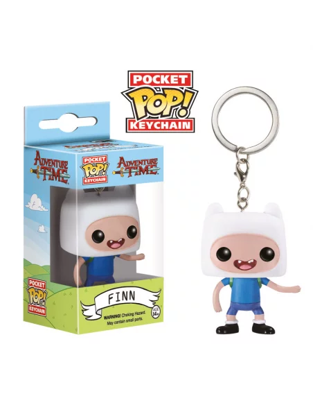 Hora de Aventuras Llavero Pocket POP! Vinyl Finn 4-10