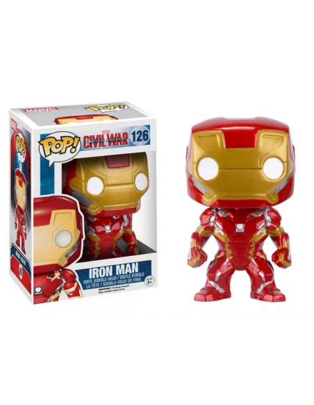 Captain America Civil War POP! Vinyl Cabezón Iron -10