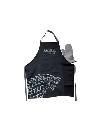 Juego de Tronos Stark delantal y manopla-10