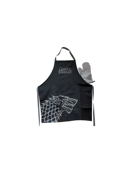 Juego de Tronos Stark delantal y manopla-10