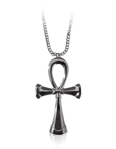 The Sandman Collar Death Ankh Plata de ley-10
