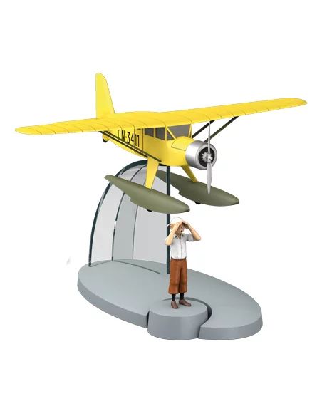 Avión Tintin: Hidroavión Amarillo y Tintin - El Ca-10