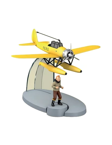 es::Avión Tintin: Hidroavión Amarillo FERS y Tintin - La Estrella Misteriosa
