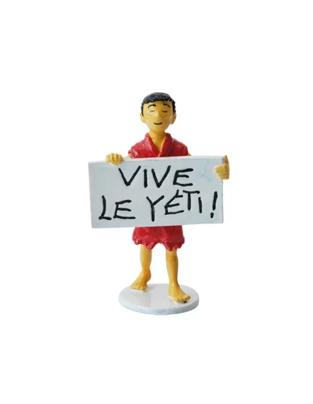 Enfant Tibétan \"Vive le yéti!\" - Figura de plomo T-10