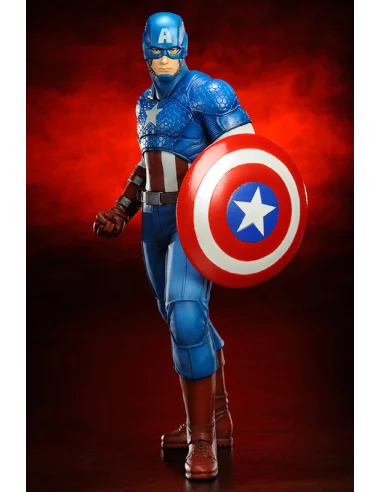Marvel Avengers Now: Captain America Estatua Art-10
