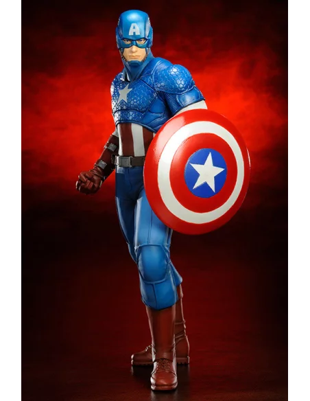Marvel Avengers Now: Captain America Estatua Art-10