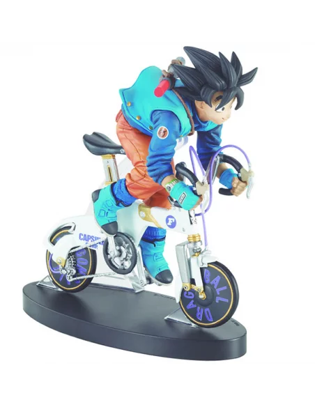 Son Goku 02F Chaqueta Azul Figura Desktop Real M-10
