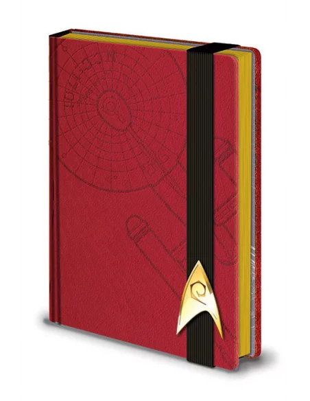 Star Trek Libreta Premium A5 Engineering Red-10