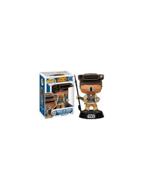 Star Wars POP! Vinyl Cabezón Leia Boushh 10 cm-10
