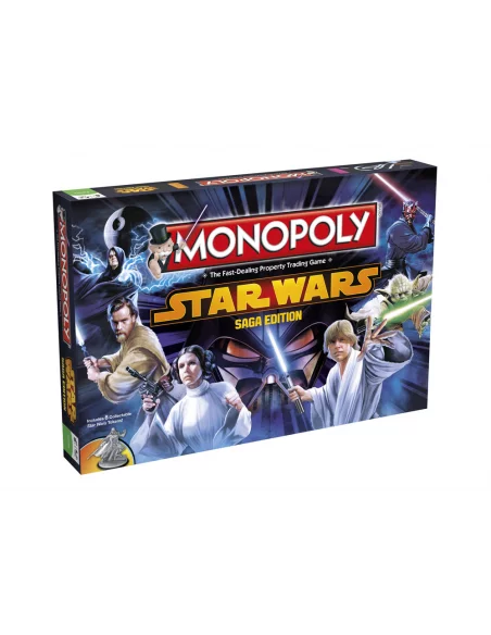 Star Wars Monopoly Saga Edition En Inglés-10
