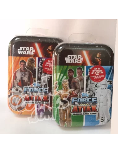 es::Force Attax Star Wars Episodio VII Pack de 2 Mini Latas
