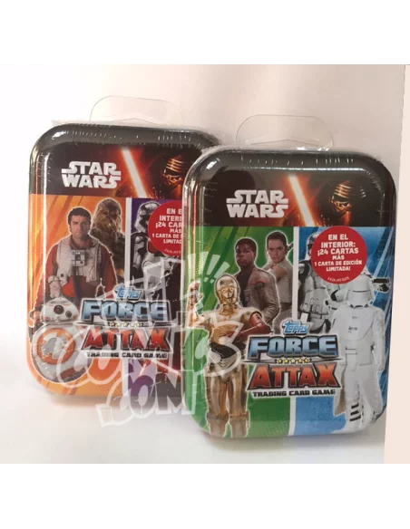es::Force Attax Star Wars Episodio VII Pack de 2 Mini Latas
