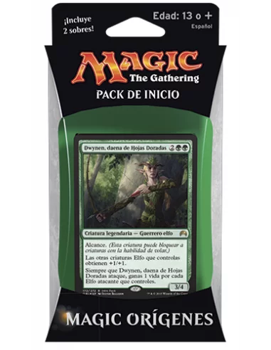 Magic The Gathering: Orígenes. Pack de Inicio Verd-10
