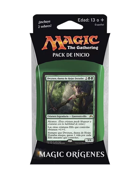 Magic The Gathering: Orígenes. Pack de Inicio Verd-10