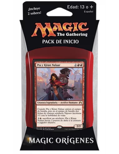Magic The Gathering: Orígenes. Pack de Inicio Rojo-10