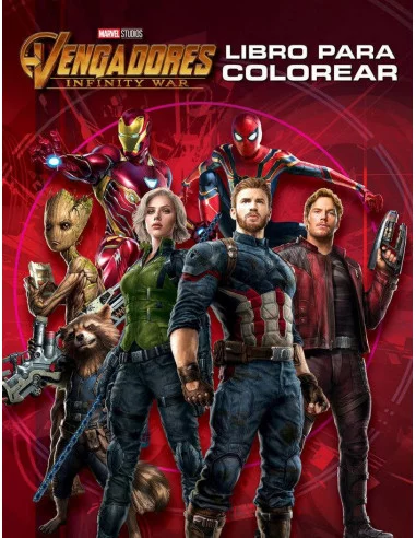 es::Vengadores. Infinity War. Libro para colorear