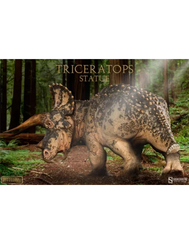 Sideshow\'s Dinosauria Estatua Triceratops-10